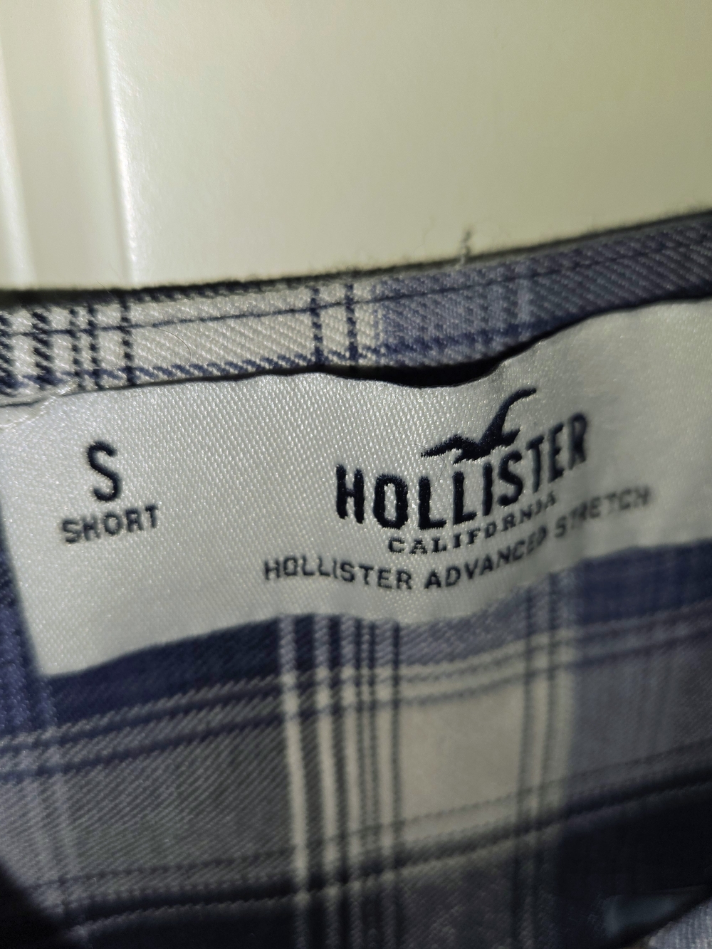 Hollister Blue and White Plaid Mini Dress - Picture 3 of 3